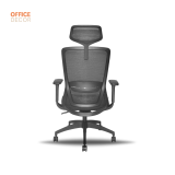 Silla Ergonómica Reclinable Con Slider Brazo 4D. Loop Negro