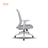 Silla De Oficina Ergonómica Musk Gerente Syncro Gris