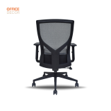 Silla De Oficina Ergonómica Tom Reclinable Gerente Negro