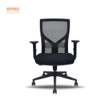 Silla De Oficina Ergonómica Tom Reclinable Gerente Negro