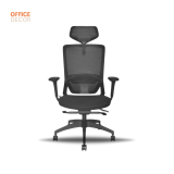 Silla Ergonómica Reclinable Con Slider Brazo 4D. Loop Negro