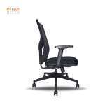 Silla De Oficina Ergonómica Tom Reclinable Gerente Negro