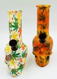 BONG DE VIDRIO FORMA CALAVERA - HOJAS