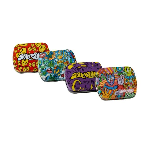 CONTENEDOR METAL TAPA BISAGRA SOULBLIME