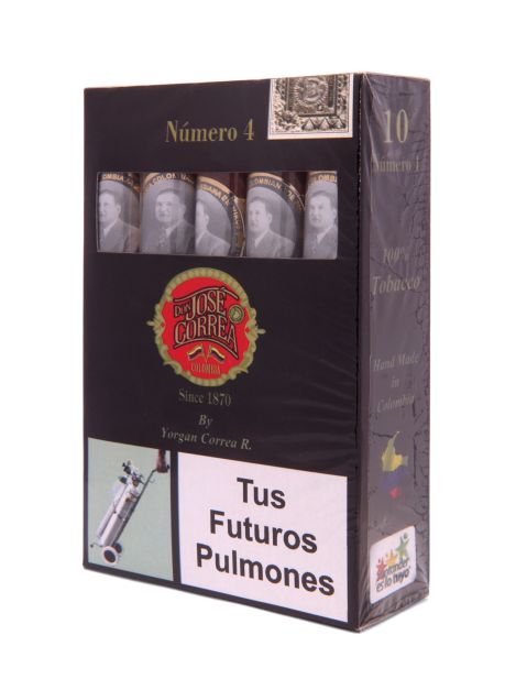 Número 4 Don José Correa - Anillo blanco x 10 und