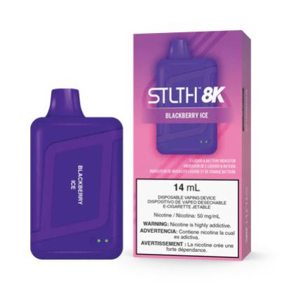STLTH 8K- 8000PUFF - BLACKBERRY ICE