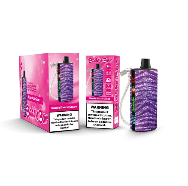 BADDIE BAR VAPE - RAZZLE DAZZLE GRAPE