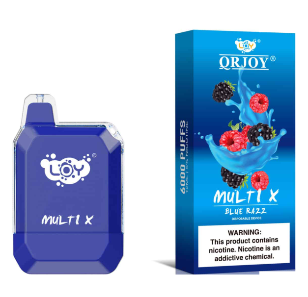 VAPEADOR LOY MULTI 6K PUFF - BLUE RAZZ