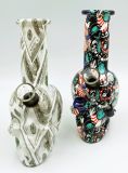 BONG DE VIDRIO FORMA CALAVERA - HOJAS