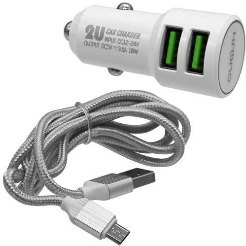 Cargador celular 2U CAR CHARGER 
