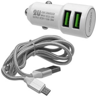 Cargador celular 2U CAR CHARGER 