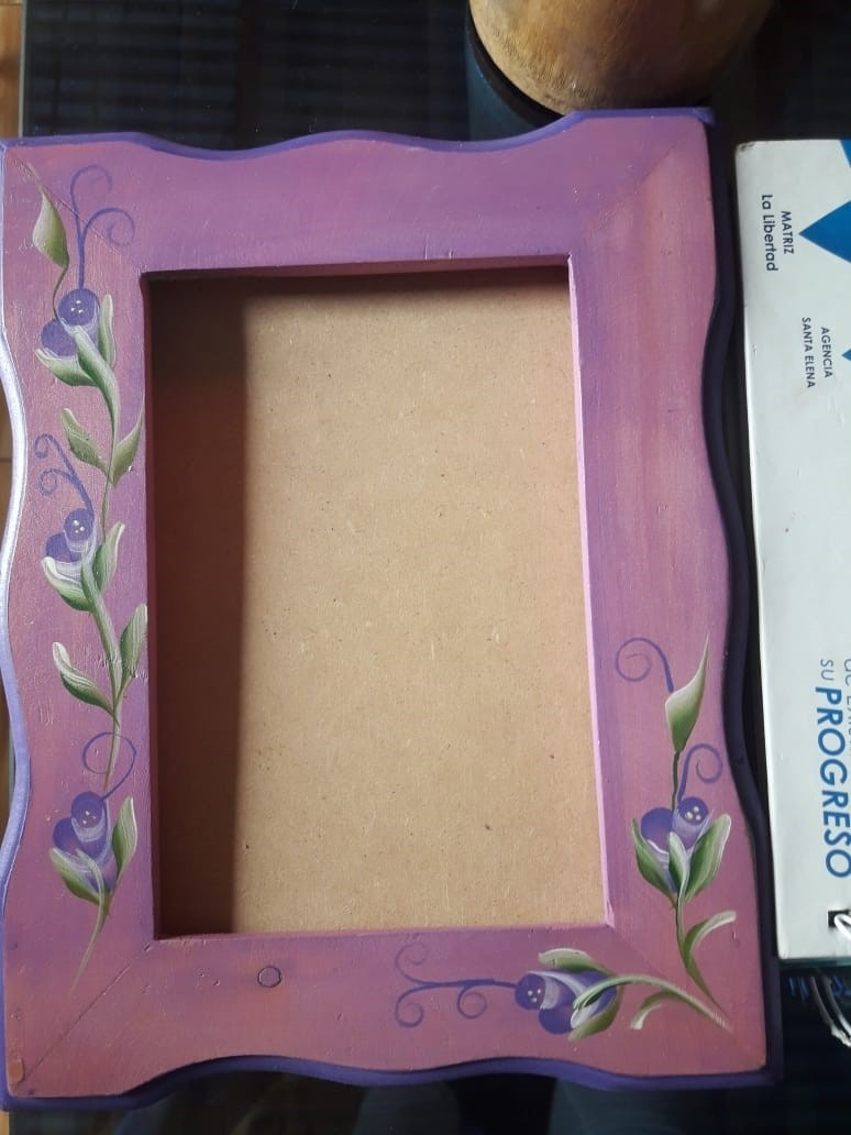 Marco artesanal para fotos