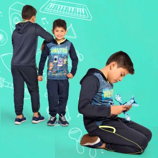 CONJUNTO LIAMX48 MARINO-VERDE NEON -30