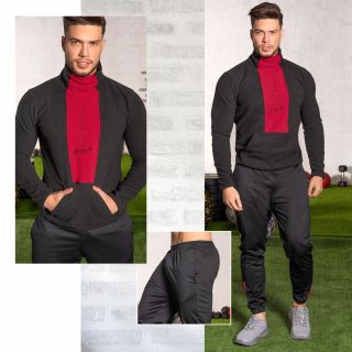 CONJUNTO JOLYOX55 NEGRO-ROJO -G