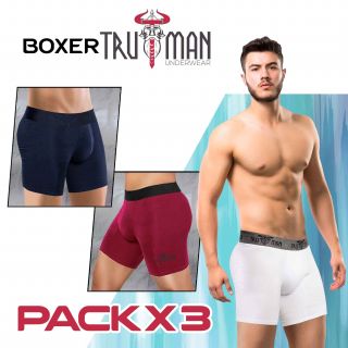 BOXER PACK TRUMAN N43 MARINO VINO BLANCO -XG