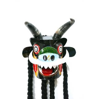 Máscara Diablico de Túcume - Cuernos de toro - 2