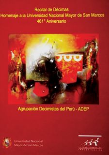 Recital de décimas en homenaje a la UNMSM por el 461 aniversario