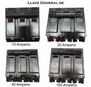 Llaves General / Interruptores Termomagnético / Int. Diferencial