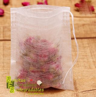 Bolsita filtrante de fibra de maíz