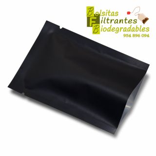 Sobre bilaminado negro termosellable