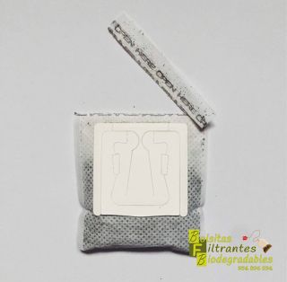 Bolsita filtrante con asa para café - 2