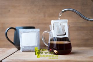 Bolsita filtrante con asa para café - 4