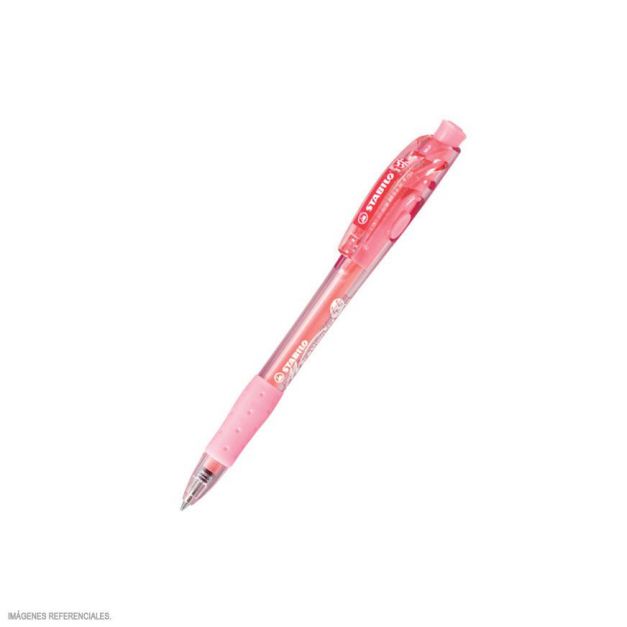 BOLIGRAFO STABILO MARATHON 318F-56 ROSADO