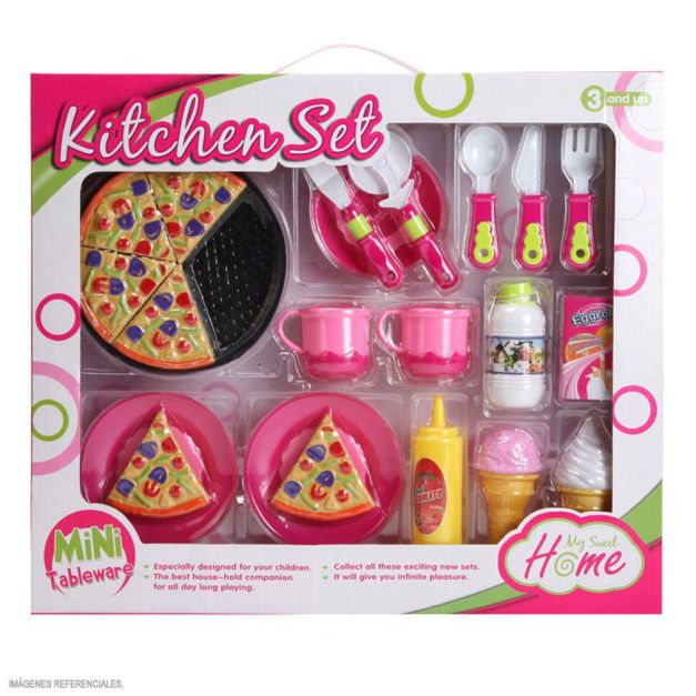 KITCHEN SET CON PIZZA
