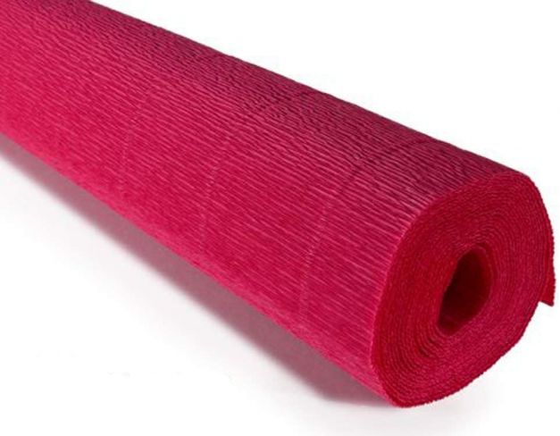 PLIEGO PAPEL CREPE ROJO FRESA