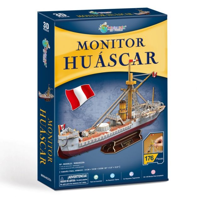 Rompecabeza 3D - Monitor Huascar
