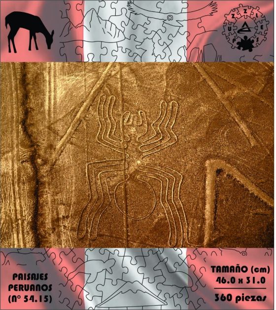 ROMPECABEZA MADERA MDF PAISAJES PERUANOS 54.15 (360 PZAS)