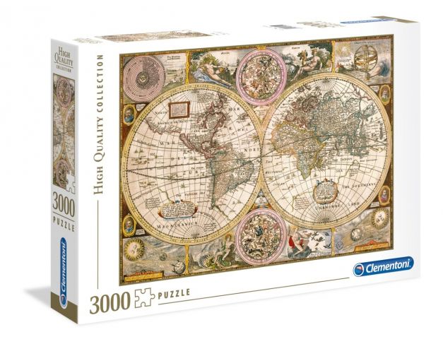 CLEMENTONI Old Map (3000 Pzas)