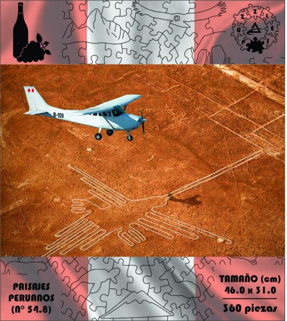 ROMPECABEZA MADERA MDF PAISAJES PERUANOS 54.8 (360 PZAS)