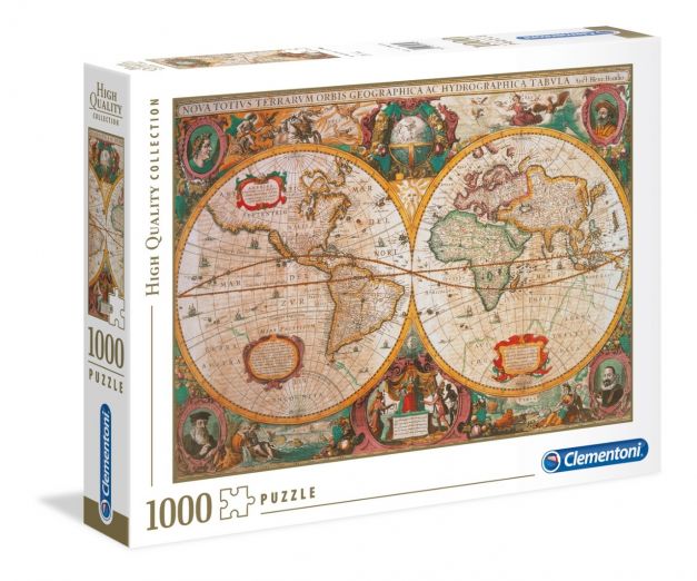 CLEMENTONI Old Map HQC (1000 Pzas)