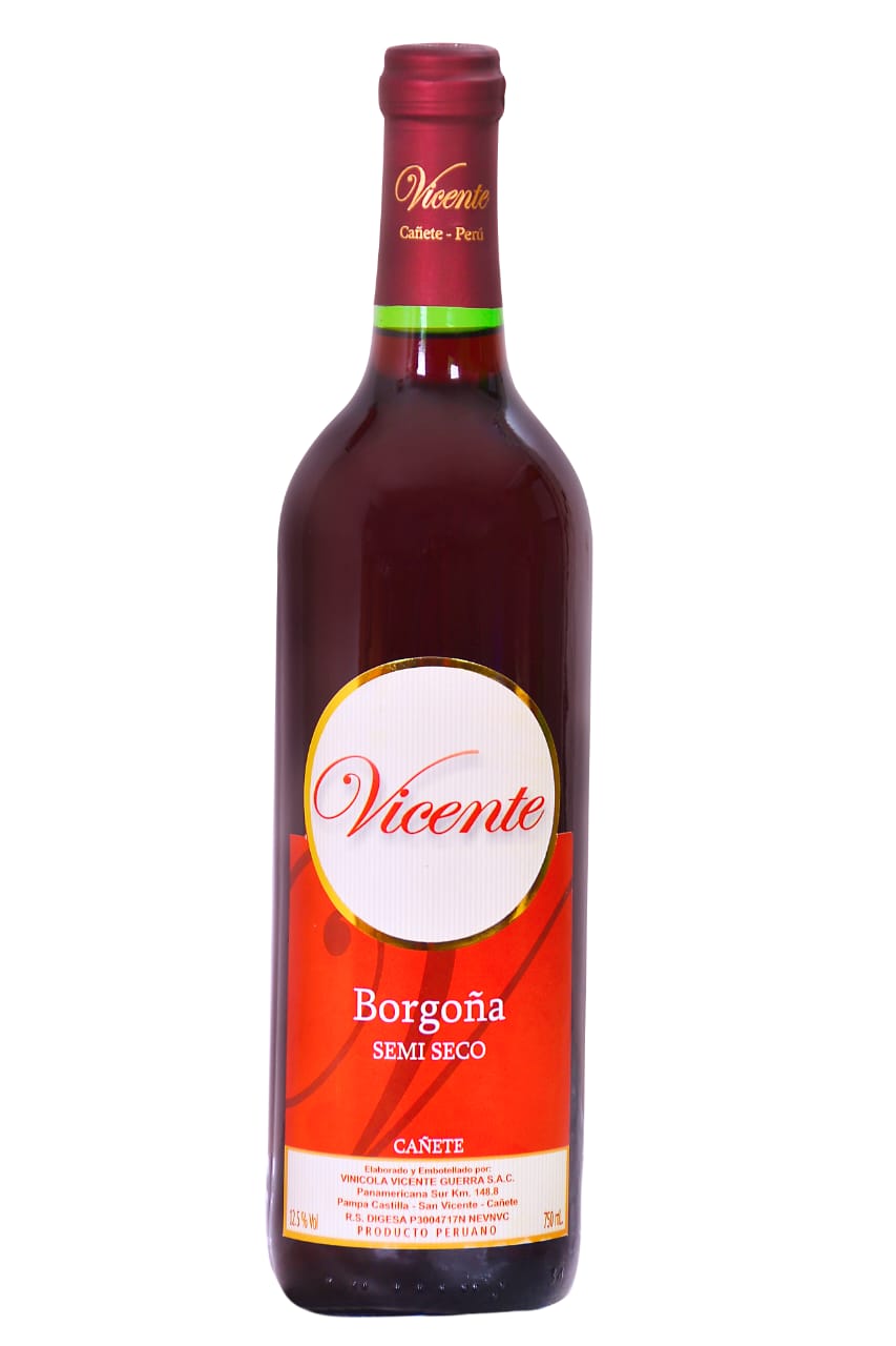 VINO BORGOÑA TINTO SEMI SECO