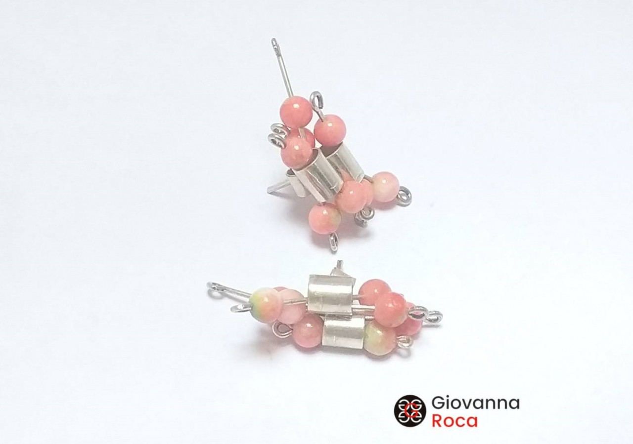Arete fruit rosa