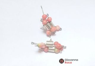 Arete fruit rosa