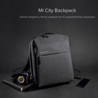 MI CITY BACKPACK DARK GRAY