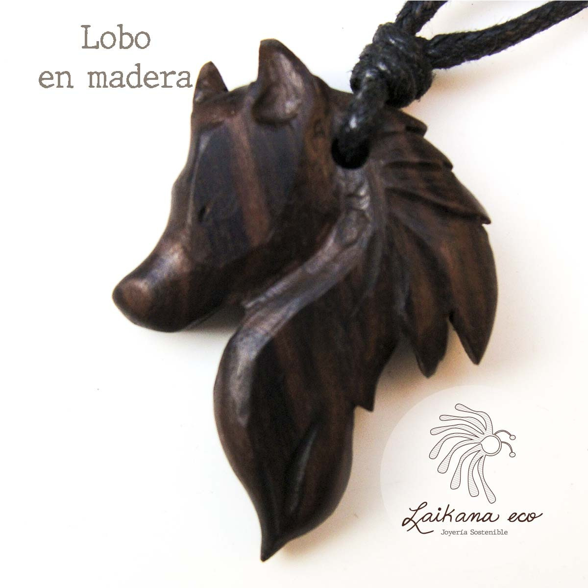 CREATCABIN Placa De Madera Tallada Con Lobo, Colgante De Pared Rústico, 12,5x19 Cm, Decoración Para Hogar O Bar