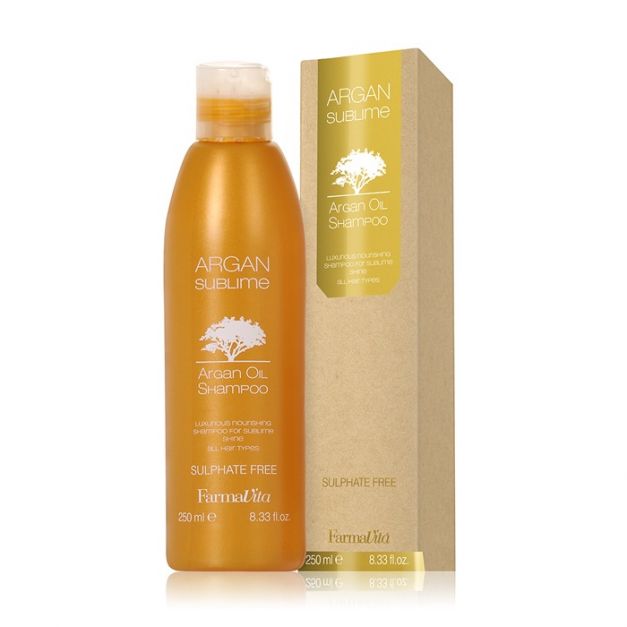Shampoo Argan Sublime 250ml  | Nutrición e hidratación (sin sal)