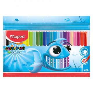 PLUMONES OCEAN X 24 FUNDA PLÁSTICA