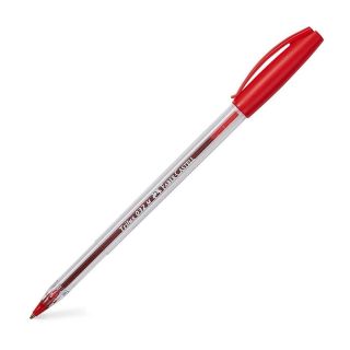 BOLIGRAFO 032 M TRILUX PUNTA  MEDIA ROJO