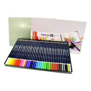 SCHWAN ART ESTUCHE METAL COLORES X 36