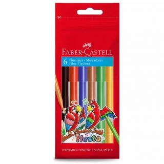 PLUMON FIESTA 45 PASTEL ESTUCHE X 6