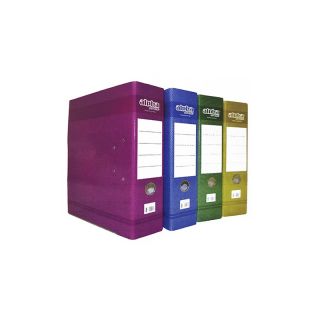 ARCHIVADOR OFICIO L/ ANCHO PLASTIFICADO C/FIL - MORADO