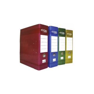 ARCHIVADOR OFICIO L/ ANCHO PLASTIFICADO C/FIL - GUINDA