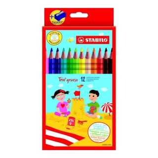 COLORES TRIO GRUESO CAJA X 12