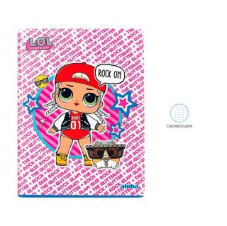 CUADERNO LIC CUADRICULADO ALPHA LOL