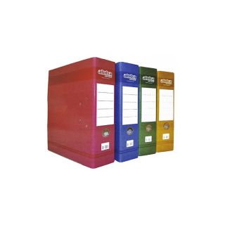 ARCHIVADOR OFICIO L/ ANCHO PLASTIFICADO C/FIL - MOSTAZA