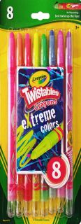 CRAYON DELG GIRATORIO NEON COLOR EXTREMO X 8